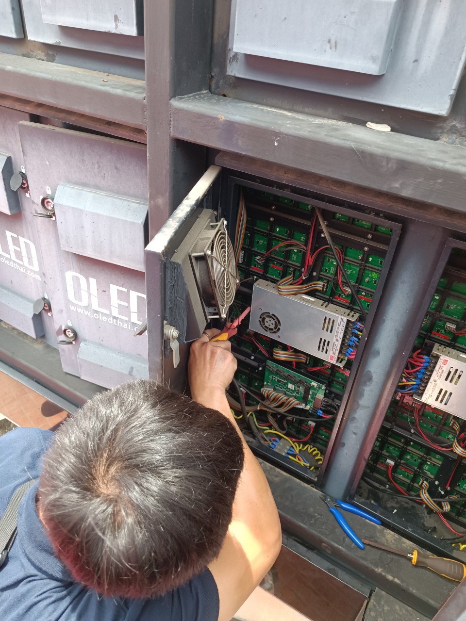 เปลี่ยน Power Supply ทดแทนของเดิมที่เสียชำรุด